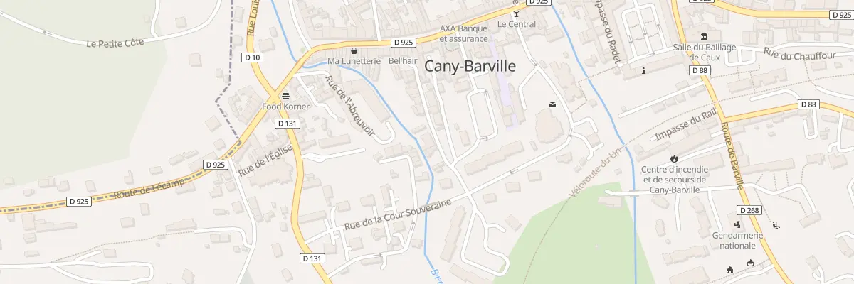 Plan du 14 Imp du Centre à Cany-Barville
