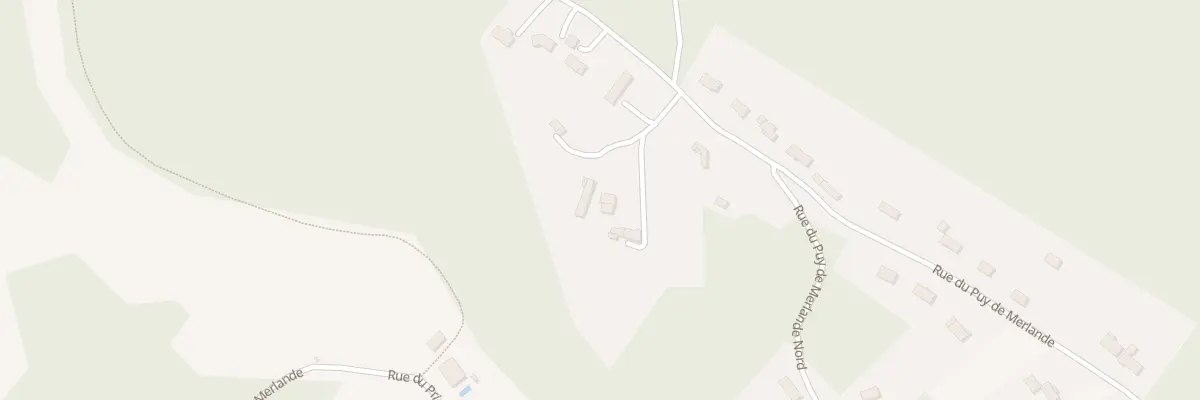 Plan du 66 Le Puy de Merlande à La Chapelle-Gonaguet