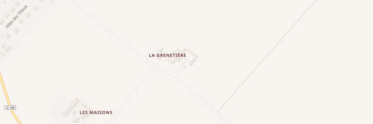 Plan du 266 La Grenetière à Draché
