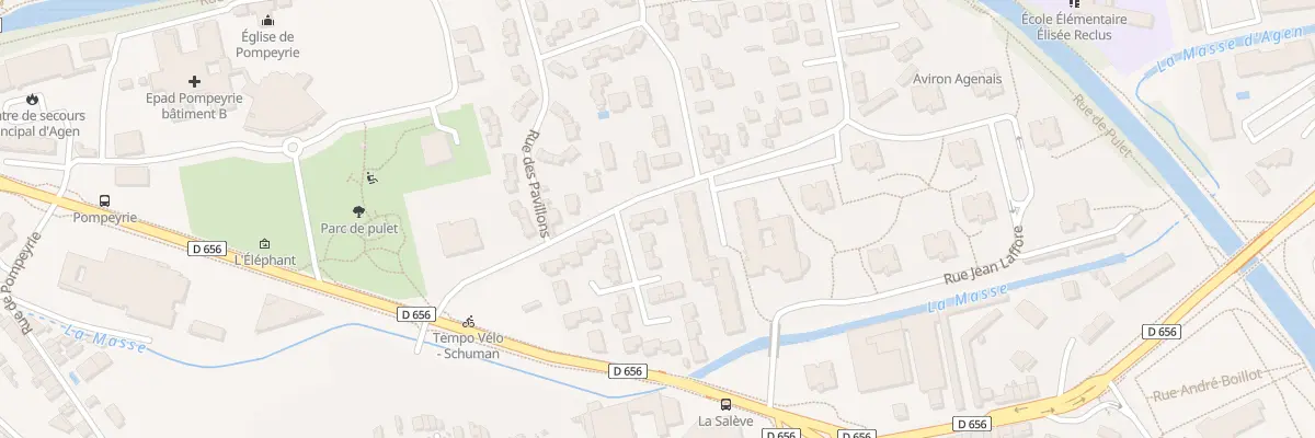 Plan du 194 Rue Corps Franc Pommies à Agen