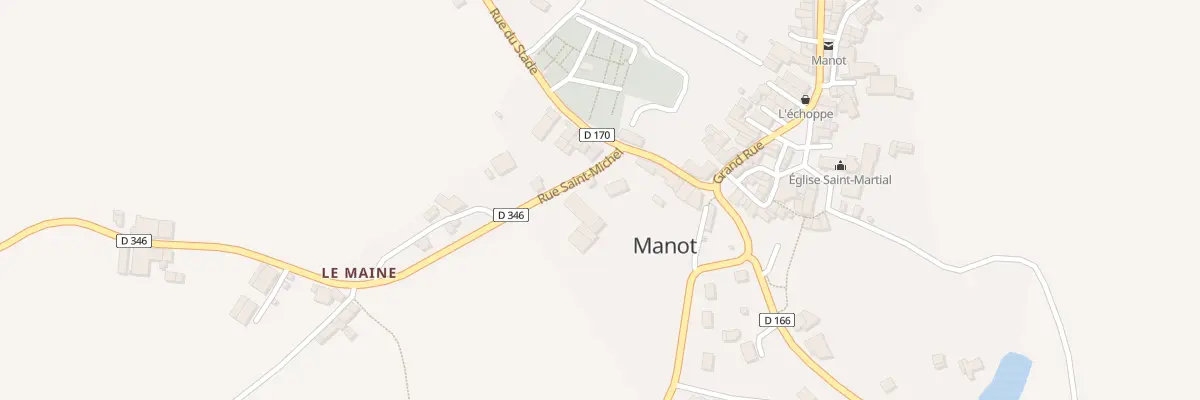 Plan du 1 Rue Saint Michel à Manot