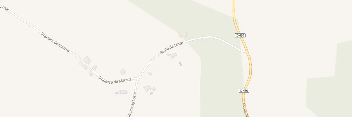 Plan du 263 Rte de Loste à Beaugas