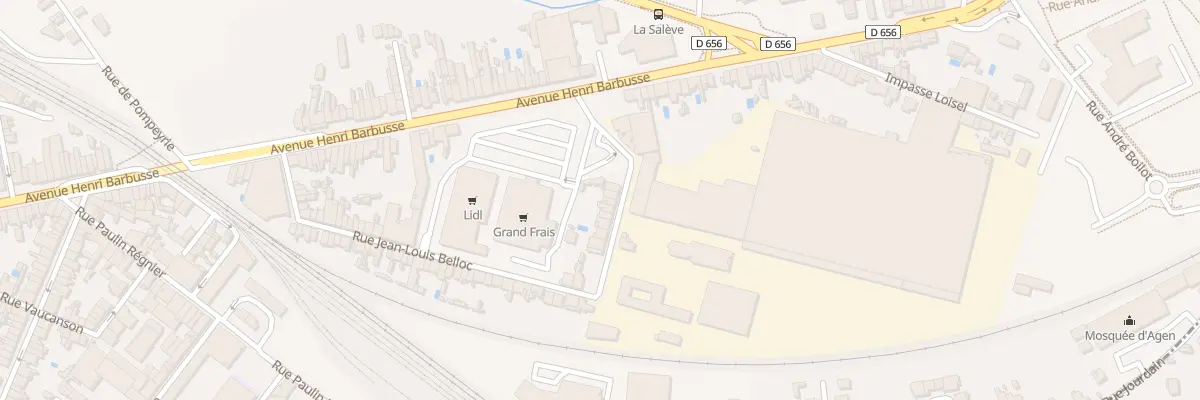 Plan du 13 Rue J B Peres à Agen
