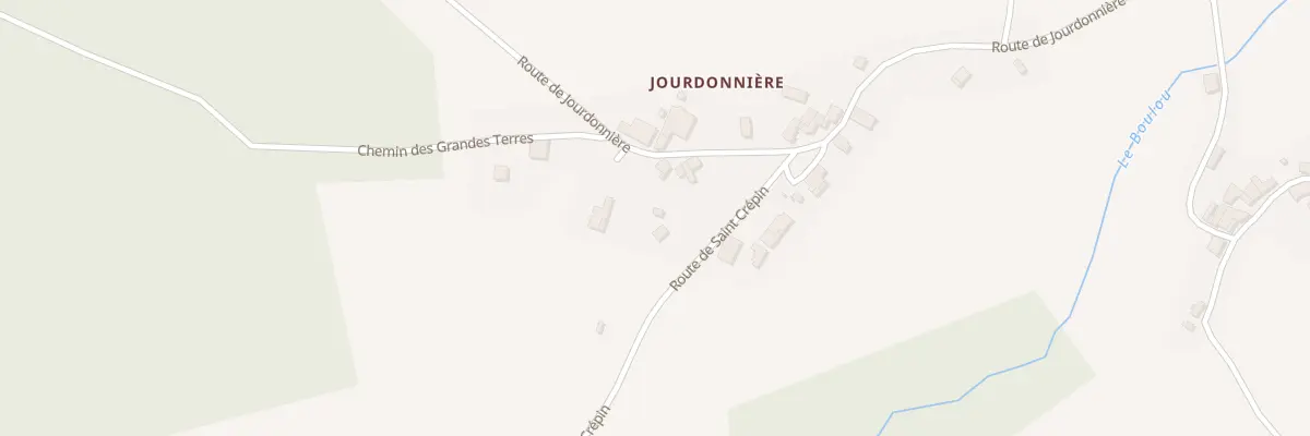 Plan de Jourdonniere à La Chapelle-Montmoreau
