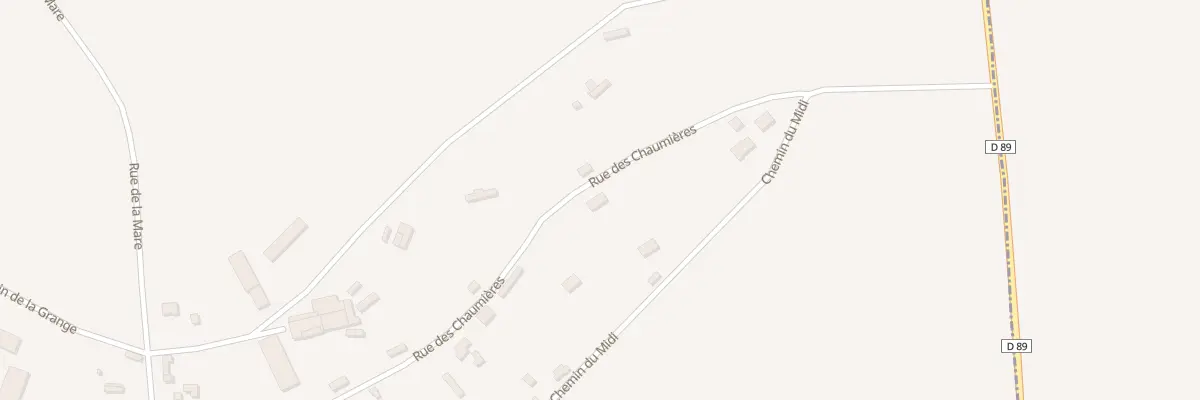 Plan du 423 Rue des Chaumières à Colletot
