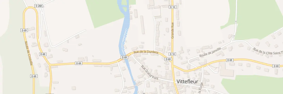 Plan du 10 Rue de la Durdent à Vittefleur