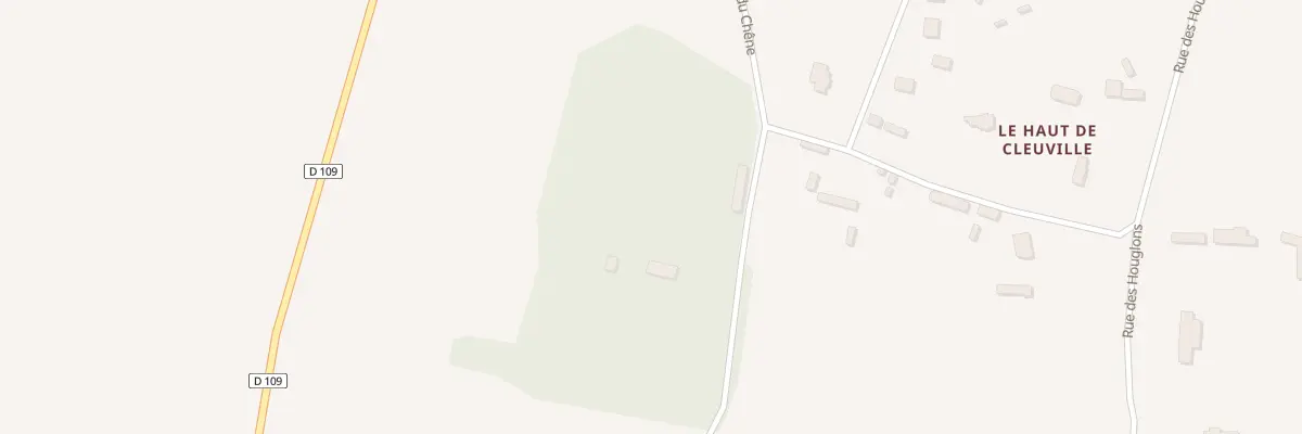 Plan du 446 Rue du Chene à Cleuville