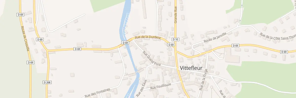 Plan du 13 Rue Grand Pont à Vittefleur