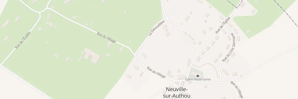 Plan du 8 Rue du Village à Neuville-sur-Authou