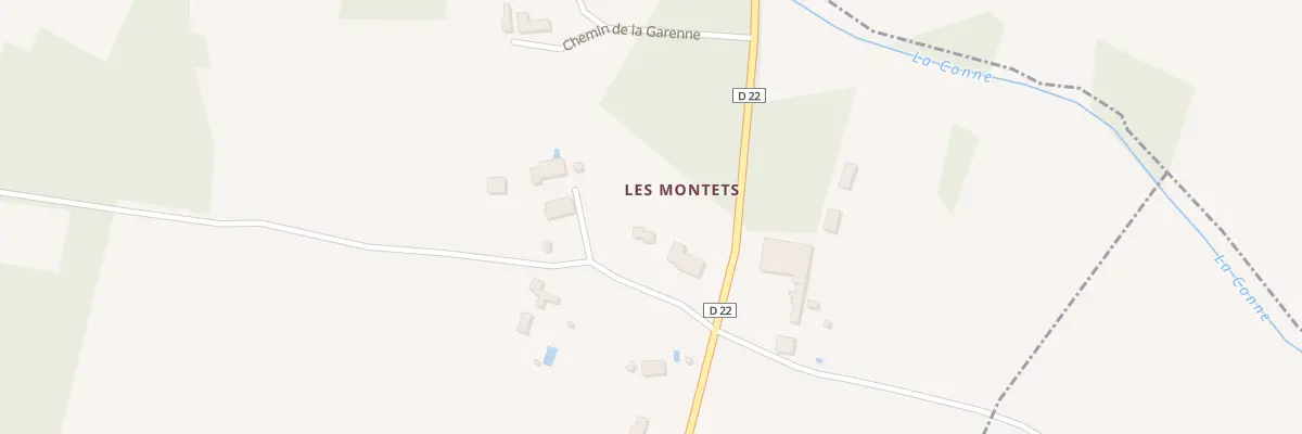 Plan du 37 Les Montets à Monmadalès