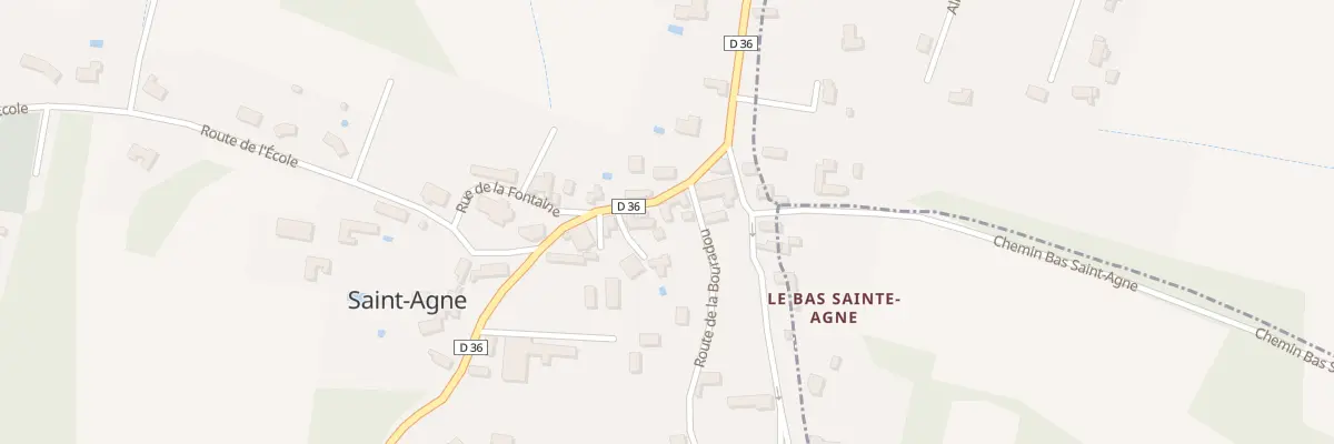 Plan du 661 Rte des Côteaux à Saint-Agne