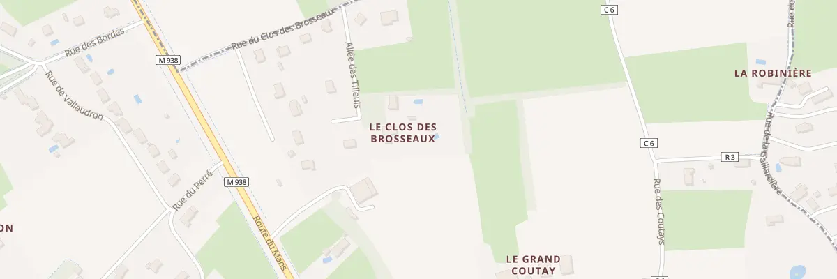 Plan du 12 All des Tilleuls à La Membrolle-sur-Choisille