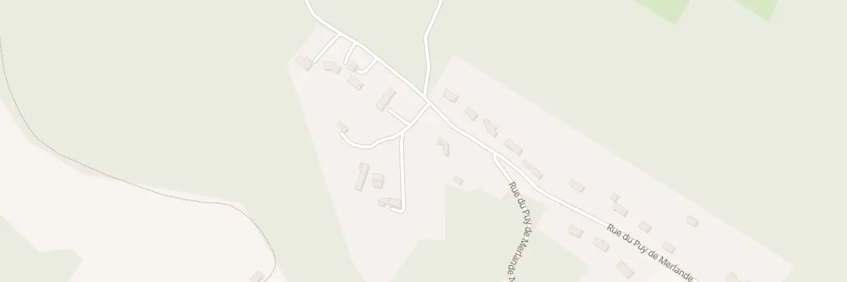 Plan du 1464 Rue du Puy de Merlande à La Chapelle-Gonaguet