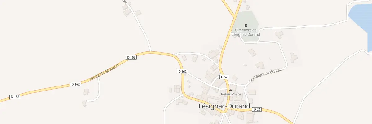 Plan du 5038 Le Bourg à Lésignac-Durand
