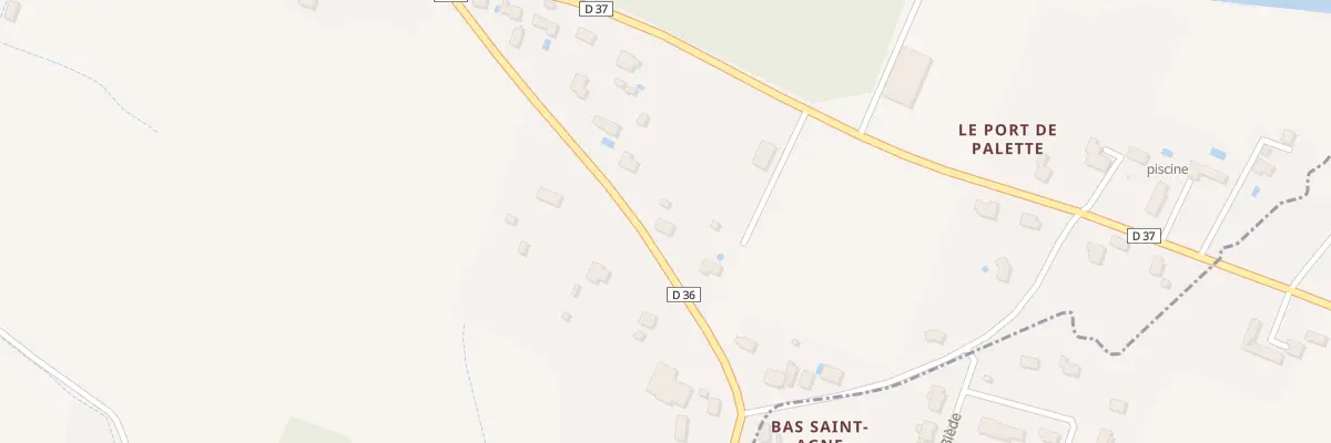 Plan du 56 Le Bourg Bas à Saint-Agne