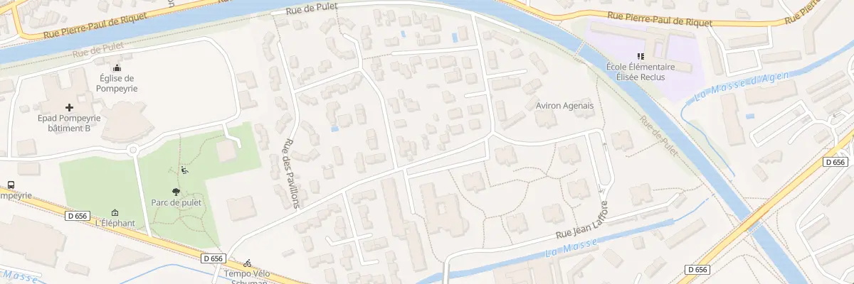 Plan du 285 Rue Corps Franc Pommies à Agen