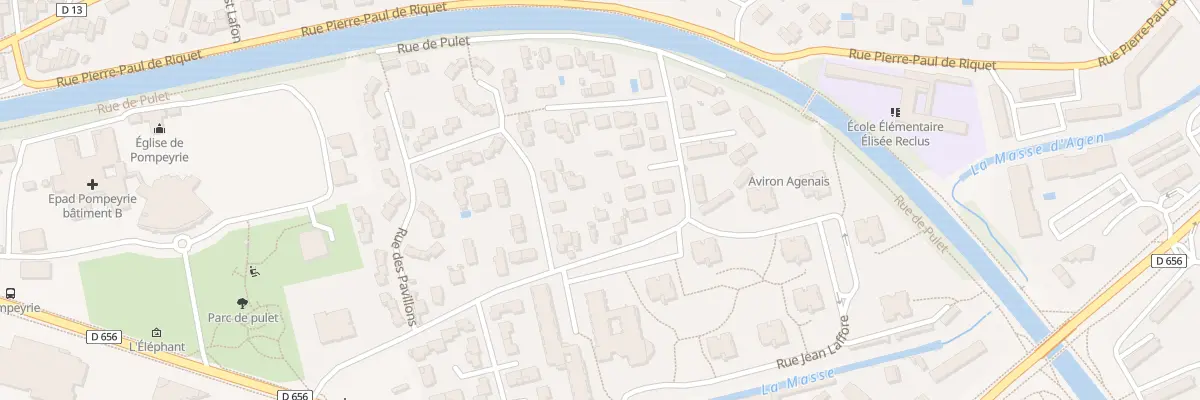 Plan du 293 Rue Corps Franc Pommies à Agen