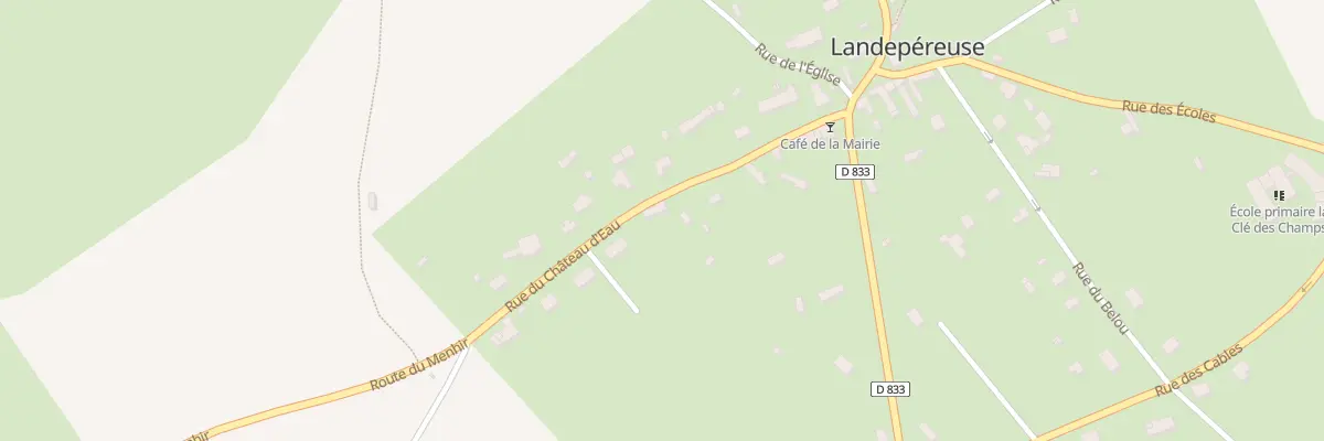 Plan du 130 Rue Chateau d’Eau - Landepereu à Mesnil-en-Ouche