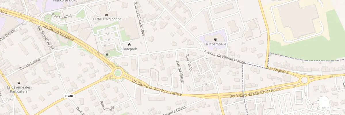 Plan du 14 Rue Paul Gilbert à L’Aigle