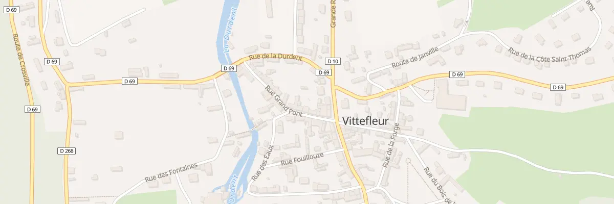 Plan du 21 Rue Grand Pont à Vittefleur