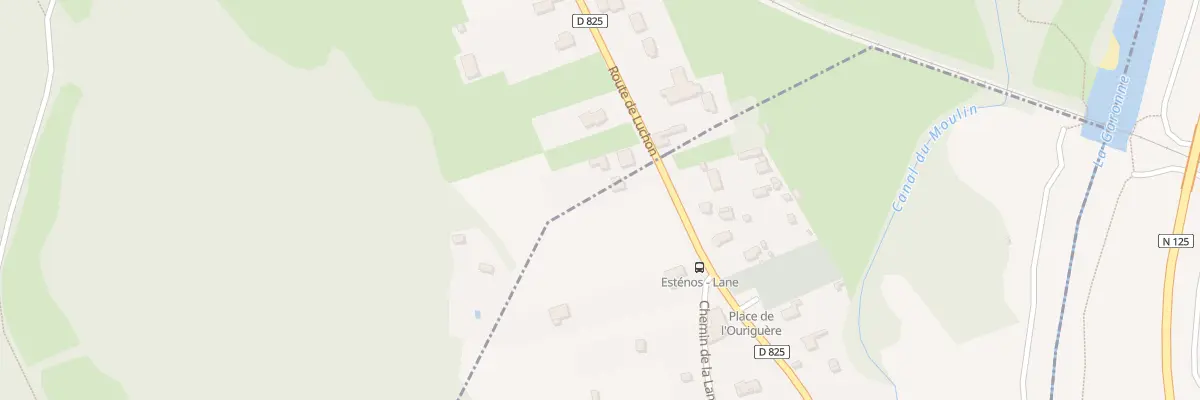 Plan du 1 Rte de Luchon à Esténos