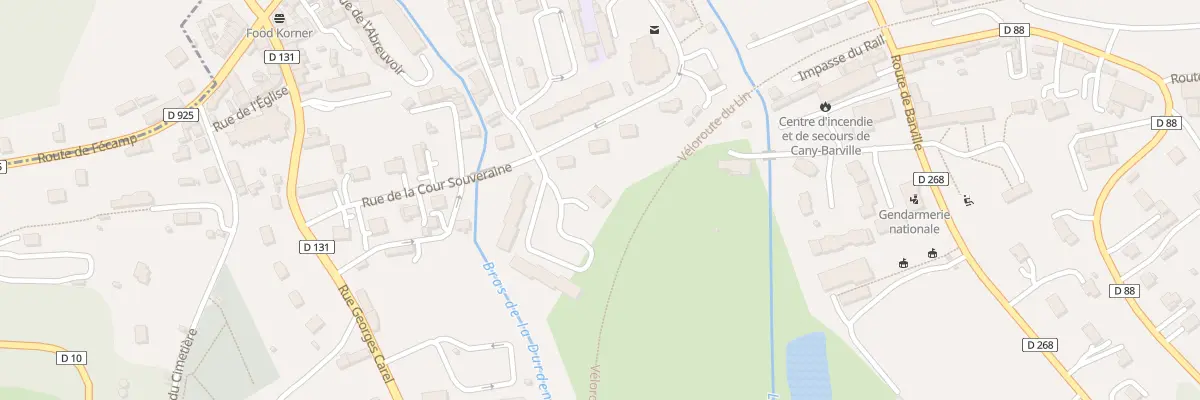 Plan du 22 Cour Souveraine à Cany-Barville