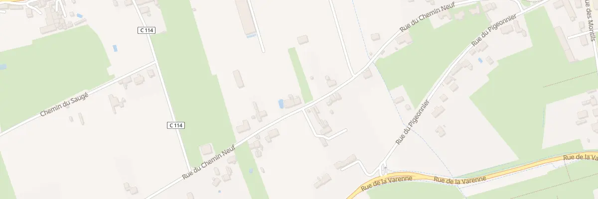 Plan du 57 Rue du Chemin neuf à La Riche