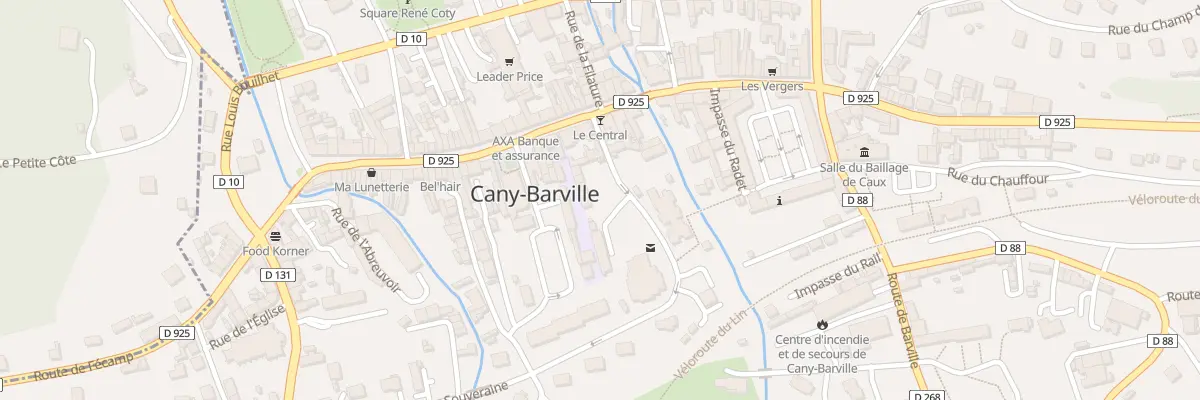 Plan du 21 Rue de la Cour Souveraine à Cany-Barville