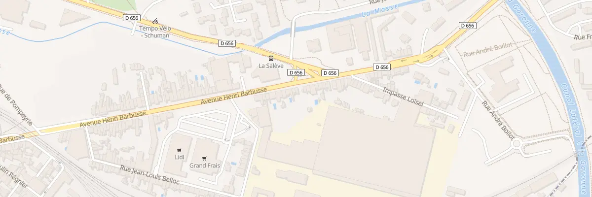 Plan de Av Henri-barbusse à Agen