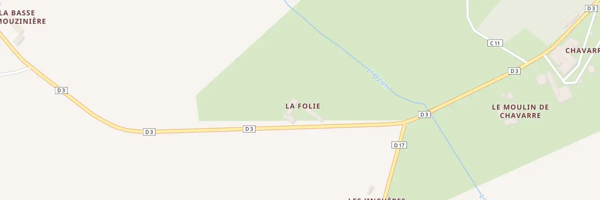 Plan du 2 La Folie à Archigny