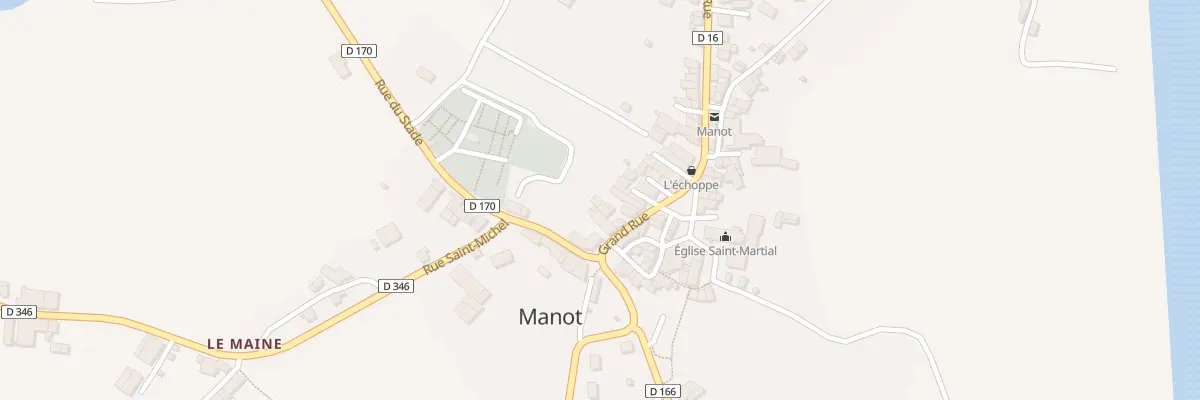 Plan du 7 Grand Rue à Manot