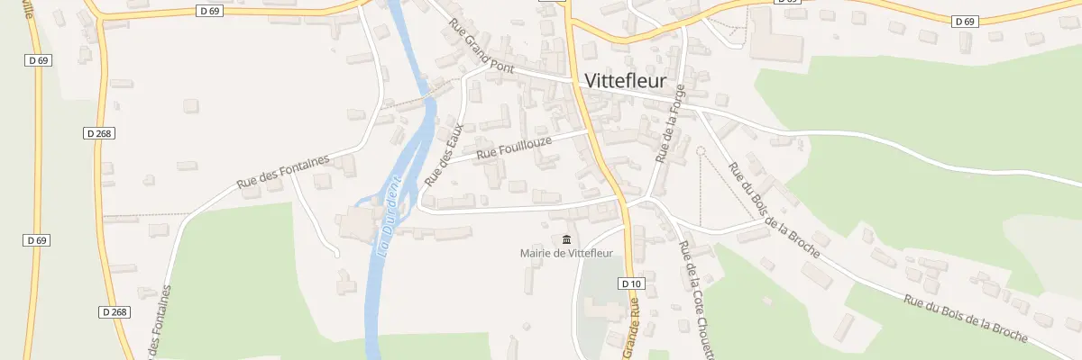 Plan du 4 Rue des Eaux à Vittefleur