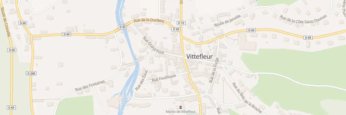 Plan du 16 Rue Grand Pont à Vittefleur