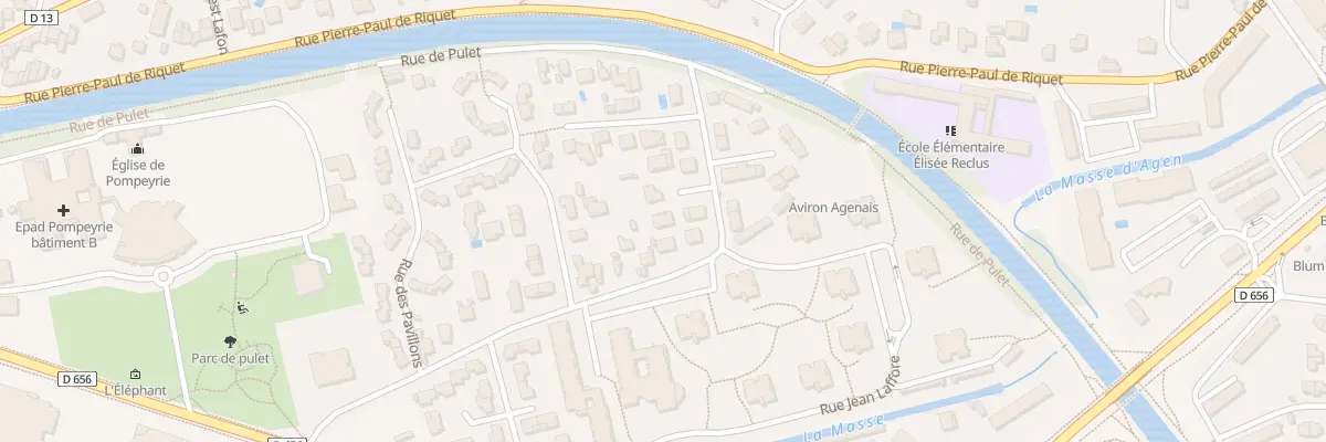 Plan du 43 Rue de Mamène à Agen