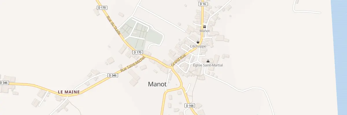 Plan du 5 Grand Rue à Manot