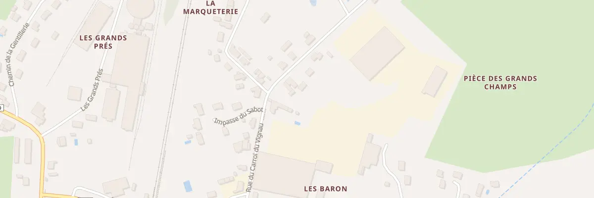 Plan du 19 Rue du Carroi du Vignau à Villeperdue
