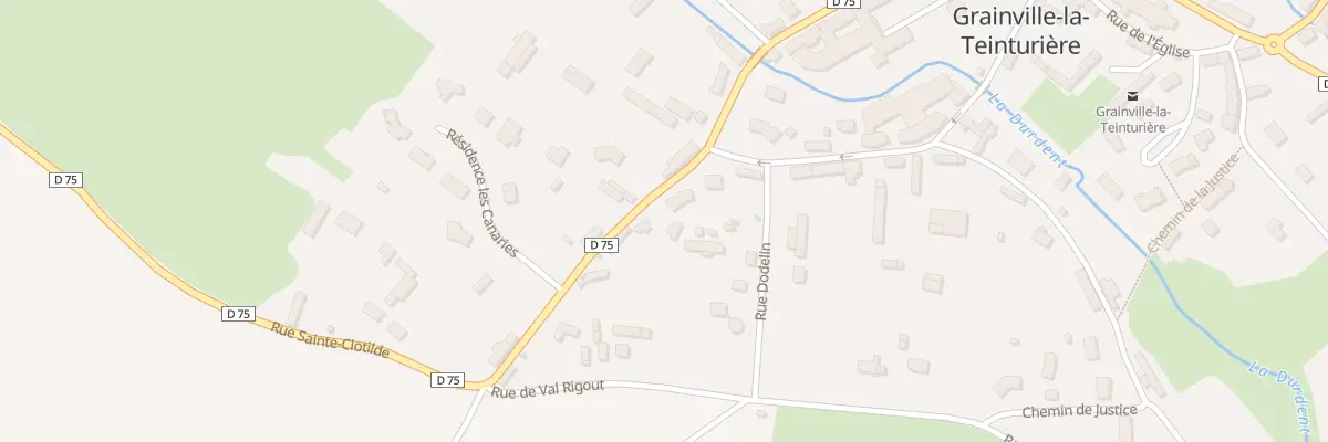 Plan du 9 Rue du Calvaire à Grainville-la-Teinturière