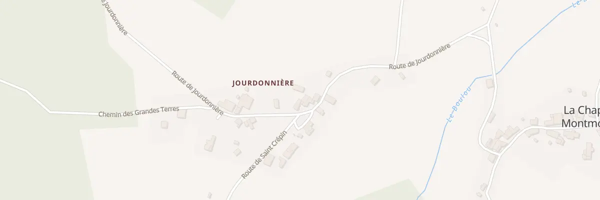 Plan du 42 Jourdonniere à La Chapelle-Montmoreau