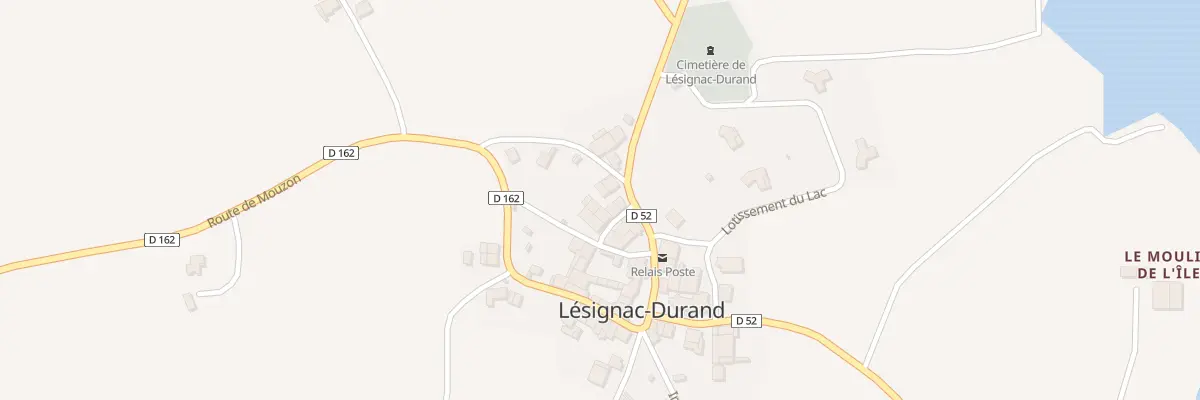 Plan du 5023 Le Bourg à Lésignac-Durand
