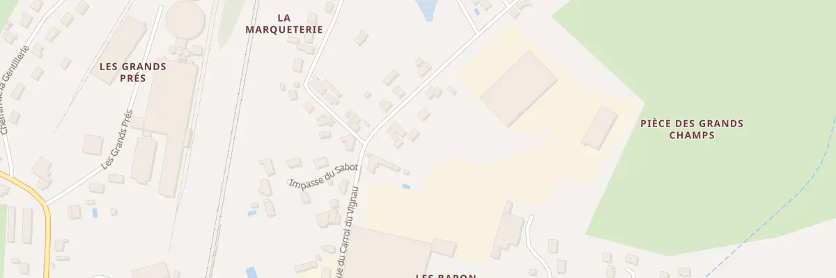Plan du 23 Rue du Carroi du Vignau à Villeperdue