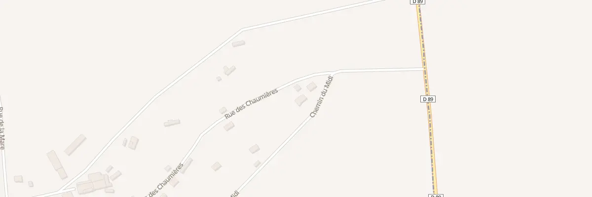 Plan du 619 Che du Midi à Colletot