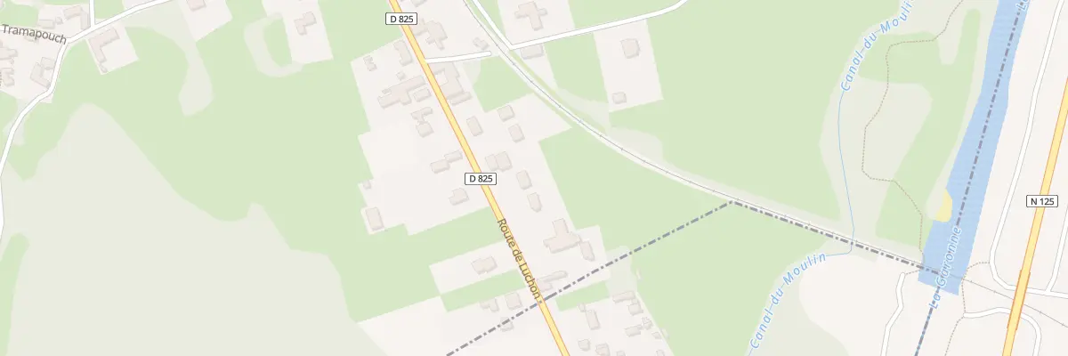 Plan du 1531 Rte de Luchon à Saléchan