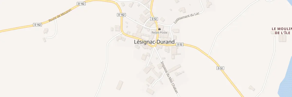 Plan du 5041 Le Bourg à Lésignac-Durand