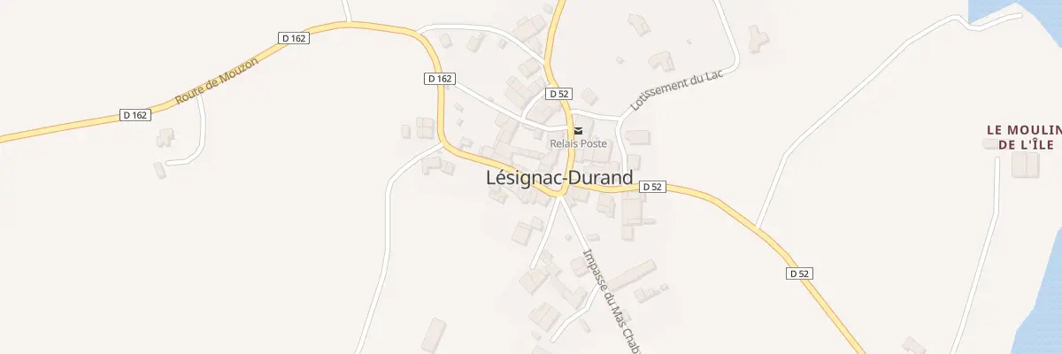 Plan du 5015 Le Bourg à Lésignac-Durand