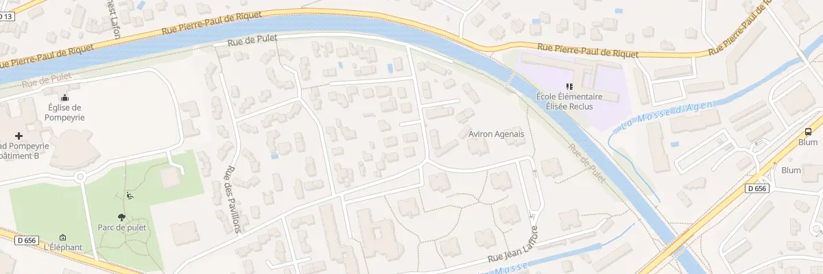 Plan du 43A Rue de Mamène à Agen