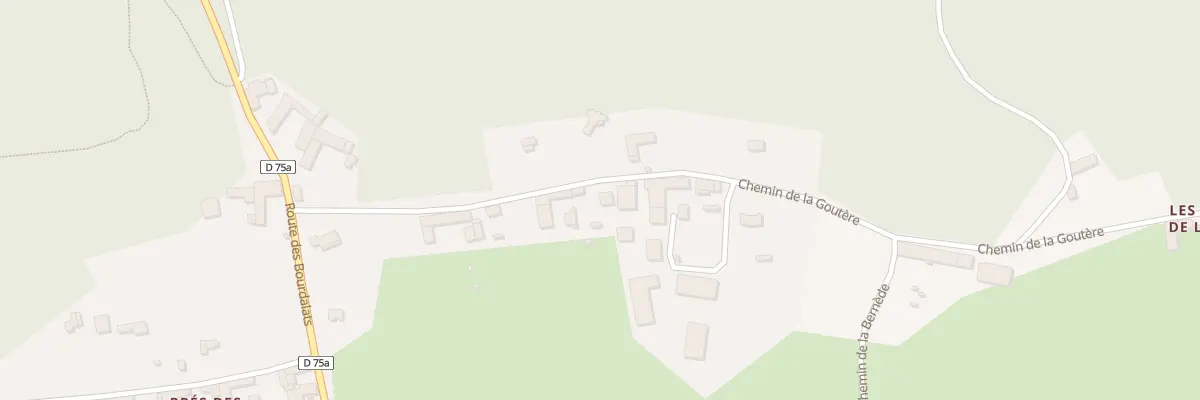 Plan du 14 Chem de la Goutère à Bordes-de-Rivière