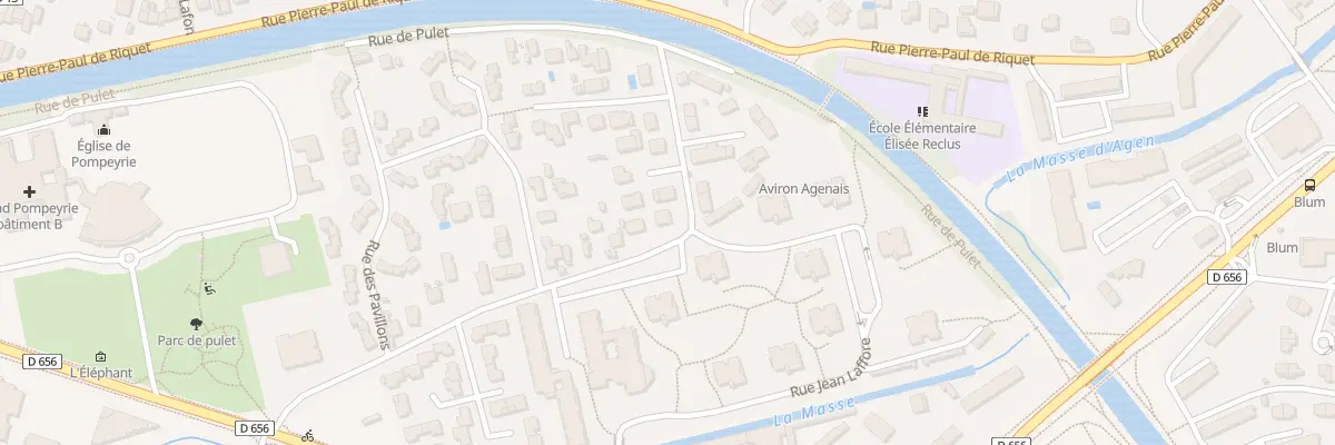 Plan du 351 Rue Corps Franc Pommies à Agen