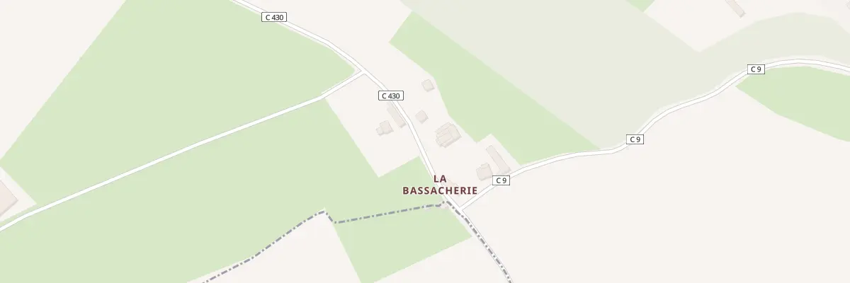 Plan du 3 La Bassacherie à Vancé