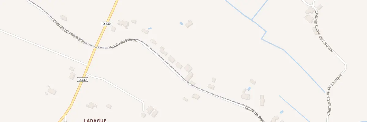 Plan du 251 Rte de Perrou à Pailloles