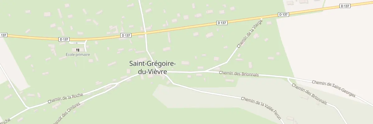 Plan du 93 Che des Brionnais à Saint-Grégoire-du-Vièvre